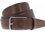 Vanzetti Pelle Cintura Dresscode: Business 35Mm Cambered Belt W90 Cognac Marrone