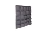 Merco Wall Grow Bag 25 Fioriere Da Parete In Tessuto Nero Confezione Da 1