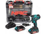 Trapano Nac Aku Con Accessori 126 Pezzi CDB2-40-S-LI-20V (2 × 2 Ah)