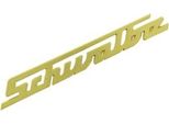 Lettering "Schwalbe"" Per Placca Al Ginocchio, Alluminio Color Oro - Simson KR51 Schwalbe"