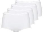 Sloggi Basic+ Maxi Slip A Vita Da Donna Confezione Da 4 Pezzi