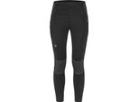 FjäLlräVen Abisko Trekking Tights Pro W Nero/Grigio Ferro Xs Outdoorové Kalhoty