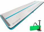 Tappetino Gonfiabile Airtrack Master S-Pro 600 X 150 X 10 Cm - Grigio - Verde Acqua