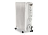 Jopassy 2000W Radiatore Ad Olio Riscaldatore Elettrico Radiatore Ad Olio Riscaldatore Elettrico 11 Alette 3 Impostazioni Di Calore Bianco