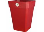 Vaso Per Piante Riviera Soleilla Quadrato Rosso 40 X 40 Cm