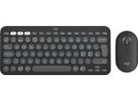 Logitech Tastiera Logitech 920-012257 Mouse Incluso Universale Rf Wireless + Bluetooth Qwerty Nordic Graphite