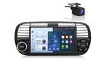 Dispositivi Di Navigazione Integrati 7 ''2+64G Android13 Autioradio Carplay Per Fiat 500 2007-2015 Gps Swc Navi Wifi Bt 2Din Rds Dsp Dab+