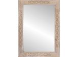 Vidaxl Specchio Da Bagno Con Specchio Bianco 70 X 50 X 2,5 Cm