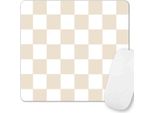 Inf Tappetino Mouse Quadrato Con Bordo Cucito Antiscivolo - Base Gomma Naturale