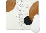 Inf Tappetino Mouse Quadrato Antiscivolo Con Bordo Bloccato - Base Gomma Naturale
