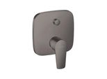 Hansgrohe Fertigmontageset Talis E Up-Wannen-Einhebelmischer, Brushed Black Chrome (71745340)