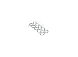 Grohe O-Ring 00444 45X3 10 StüCk 45X3, Ve 10 StüCk, Pg 06 (0044400M)