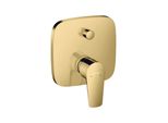 Hansgrohe Fertigmontageset Talis E Up-Wannen-Einhebelmischer, Polished Gold Optic (71745990)