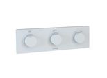 KLUDI TRONIC / PUSHTRONIC elektronisches Unterputz-Thermostat, UP-Rohbau-Set mit Feinbau-Set, HotStop, 3830053-00