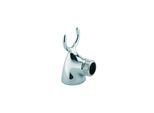 Kludi Raccord De Douche à Poser G 3/4 Avec Crochet à Fourche, Chrome, 6053705-00, 6053705-00
