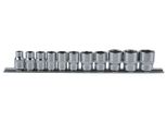 Ks Tools Set Di Bussole Esagonali 3/8" Chromeplus, 11 Pezzi 8-19Mm - 918.0608"