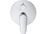 Duravit B.1 Mitigeur Monocommandé Pour Douche Encastré, Rosace Ronde, 2 Consommateurs, Inverseur Douche De TêTe/Douche à Main, B14210012010, B14210012010