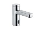 Kludi Zenta Sl E Soupape éLectronique Sur Pied, Hauteur D'éCoulement 75Mm, Alimentation Par Pile, Chrome, 3810505, 3810505