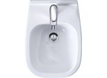 Duravit D-Code Bidet Mural Compact, Avec Trou Pour Robinetterie, Avec Trop-Plein, 350X480X350Mm, Blanc Brillant, 2237150000, 2237150000