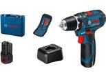 Bosch Gsr Professional 12V-15 - Trapano/Avvitatore A Batteria - 2 Velocità 10 Mm - 30 N-M - 2 Batterie - 12 V (060)