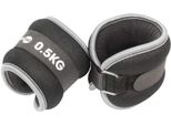 Fitness-Mad Pesi Per Mani E Piedi Neri 2 X 0,5 Kg In Neoprene