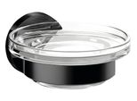 Porte-Savon Rond Emco, Plat En Verre Cristal, 433013300, 433013300