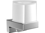 Emco Cue Distributeur De Savon Liquide Chrome, Gobelet à BéQu'ille En Verre Cristal, 322100100, 322100100