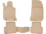 Tappetini Auto In Gomma Novline Mercedes Classe C 2007-2014 (W204, Beige)