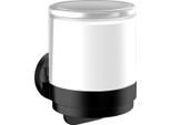 Emco Round Distributeur De Savon Liquide, Manipulation D'une Main, Verre Cristal Satiné, 432113301, 432113301