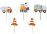 Partydeco Candele Di Compleanno Road Robots 3-4,5 Cm Mix A5 30695