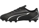 Puma Scarpe Da Calcio Vitoria Fg/Ag Junior - Bianco/Nero - Erba Artificiale
