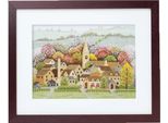 Kit Per Ricamo A Punto Croce Olympus "Cotswolds In Autunno"", Schema Contato, 23,4X32,5 Cm"