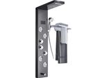 Pannello Doccia, Funzione Pioggia E Cascata, Luce Led Con Indicazione Della Temperatura, S9001 Nero