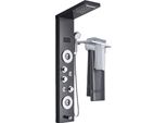 Pannello Doccia, Funzione Pioggia E Cascata, Luce Led Con Indicazione Della Temperatura, S8006 Nero