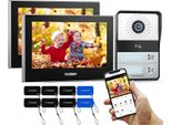 Videocitofono, Touchscreen Da 7 Pollici, Risoluzione 1080P, 1D2M-2 Pulsanti