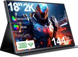 Monitor Portatile, Risoluzione 2K, Frequenza Di Aggiornamento 144Hz, Nero, Spina Ue
