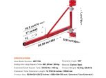 Braccio Di Supporto Dell'argano Elettrico, Design Regolabile, Struttura In Acciaio Resistente, 150-300 Kg