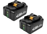 Batteria Di Ricambio, Alta Capacità 9000Mah, Compatibile Con Diversi Utensili Elettrici, 2Pcs 6.0Ah