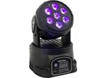 Faretto Da Palco, Colori Rgbw, Modalità Operative Versatili, Movimento Led 7X12W, Spina Ue