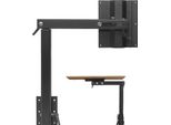 Gambe Del Tavolo Pieghevole Rv, Girevoli A 360°, Design Rimovibile, Nero