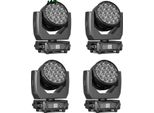 Faro Mobile, Miscelazione Colori Rgbw, Controllo Dmx, Nero, Spina Ue