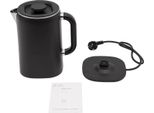 Bollitore Elettrico, Capacità 1,7 Litri, Controllo Temperatura Regolabile, Nero, 1,7L