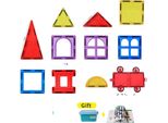 Set Di Costruzioni Magnetiche, 52 Pezzi, Giocattolo Educativo, 7,5 Cm 52 Pezzi