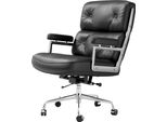 Sedia Da Ufficio, Design Ergonomico, Regolabile In Altezza, Nera1