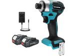 Trapano A Percussione A Batteria, Motore Brushless, Illuminazione Led, Batteria 2PCS 2.0Ah, Eu
