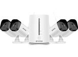 Sistema Di Telecamere Di Sicurezza, Risoluzione 5MP, Capacità Di Visione Notturna, Telecamera 4Pc Da 3MP