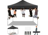 Padiglione Pop-Up, Struttura Robusta, Protezione Impermeabile, Nero, 3X3M
