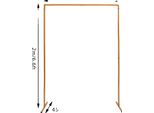 Supporto Per Fondale, Robusta Struttura In Metallo, Design Versatile, 2X1,5 M, M
