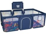 Parco Giochi, Tessuto Resistente, Design Sicuro, Blu Oceano