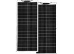 Pannello Solare, Design Flessibile, Alta Efficienza, 2Pcs 100W